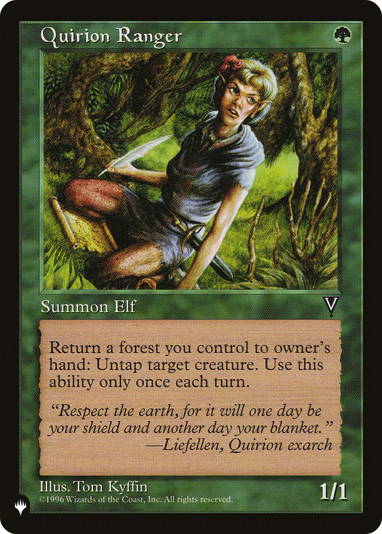 Quirion Ranger [The List] | Card Merchant Takapuna