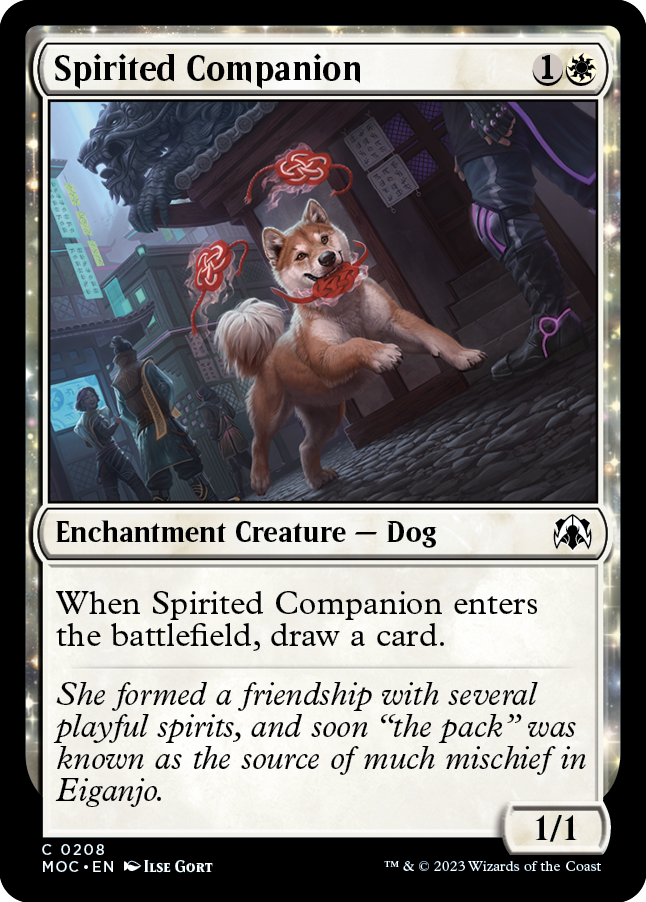 Spirited Companion [March of the Machine Commander] | Card Merchant Takapuna