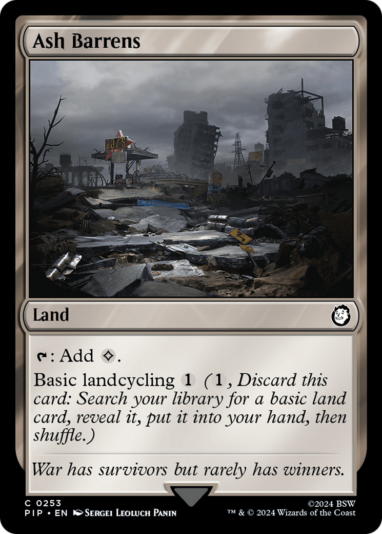 Ash Barrens [Fallout] | Card Merchant Takapuna