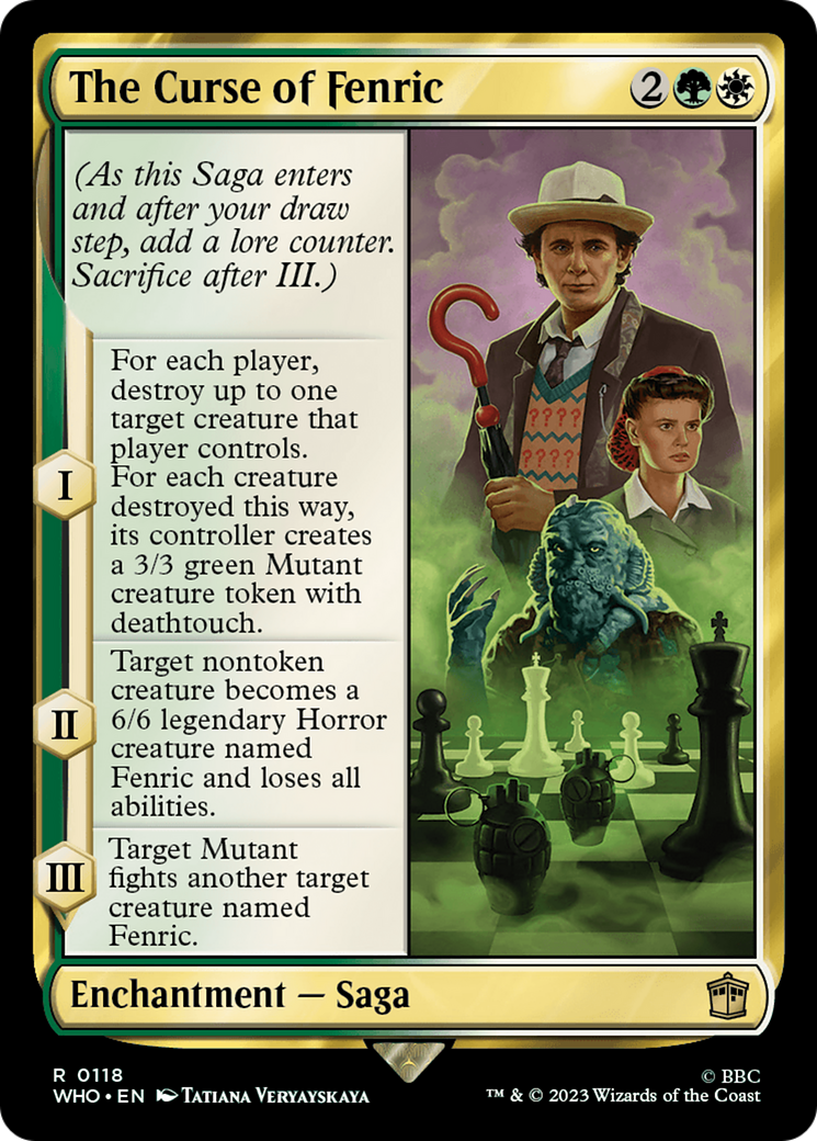 The Curse of Fenric [Doctor Who] | Card Merchant Takapuna