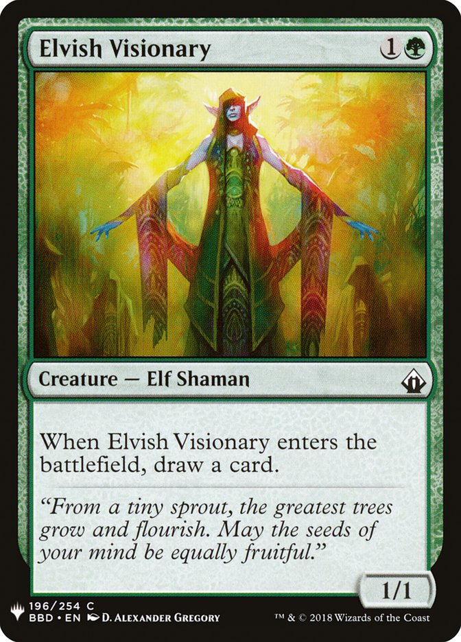 Elvish Visionary [Mystery Booster] | Card Merchant Takapuna