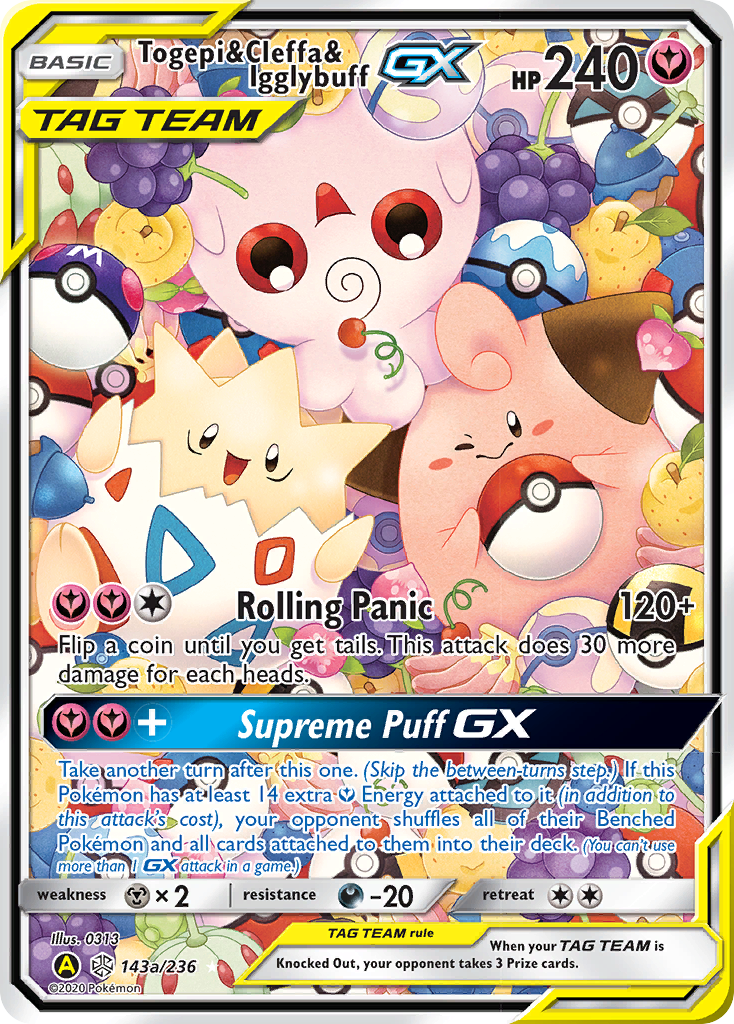 Togepi & Cleffa & Igglybuff GX (143a/236) [Alternate Art Promos] | Card Merchant Takapuna