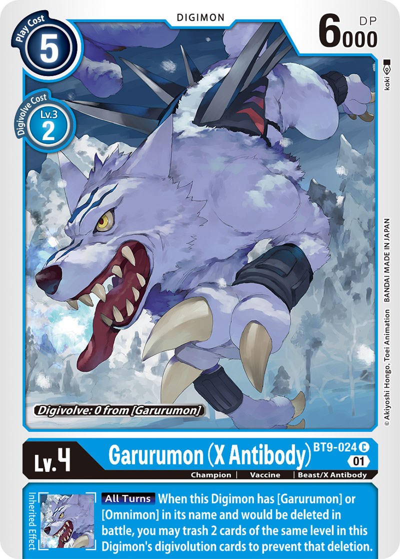 Garurumon (X Antibody) [BT9-024] [X Record] | Card Merchant Takapuna