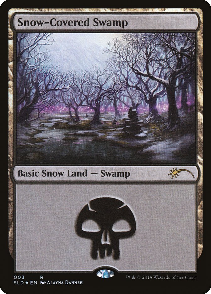 Snow-Covered Swamp (003) [Secret Lair Drop Series] | Card Merchant Takapuna