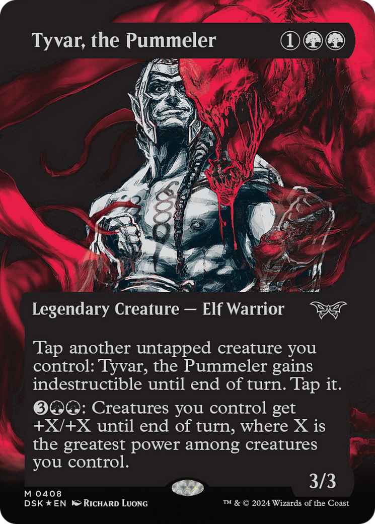 Tyvar, the Pummeler (Showcase) (Textured) [Duskmourn: House of Horror] | Card Merchant Takapuna