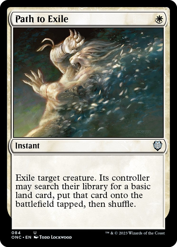 Path to Exile [Phyrexia: All Will Be One Commander] | Card Merchant Takapuna