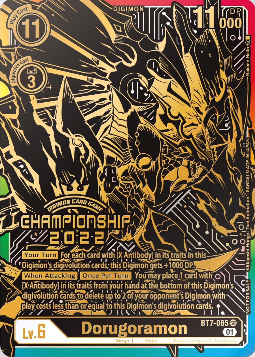 Dorugoramon [BT7-065] (2022 Championship Finals 1st Place) [Next Adventure Promos] | Card Merchant Takapuna