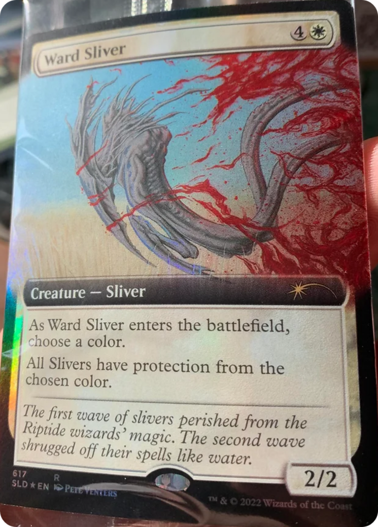 Ward Sliver (Extended Art) [Secret Lair Drop Promos] | Card Merchant Takapuna