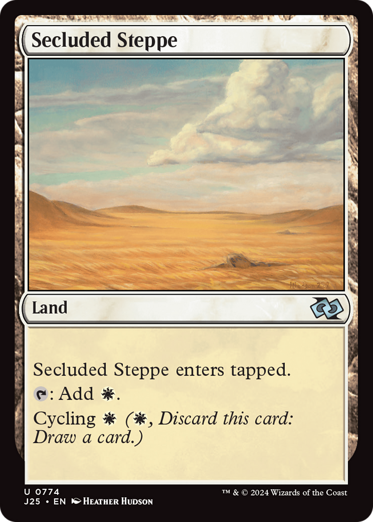 Secluded Steppe [Foundations Jumpstart] | Card Merchant Takapuna