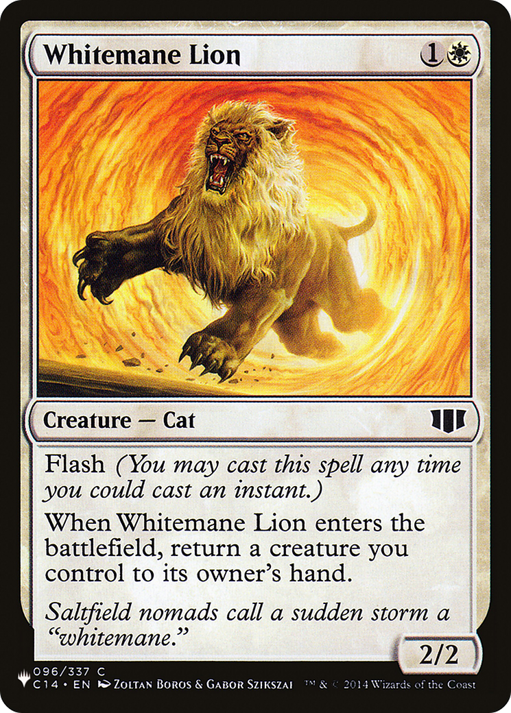 Whitemane Lion (PLC) [The List] | Card Merchant Takapuna