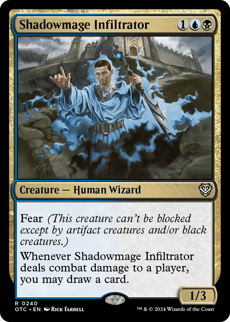 Shadowmage Infiltrator [Outlaws of Thunder Junction Commander] | Card Merchant Takapuna