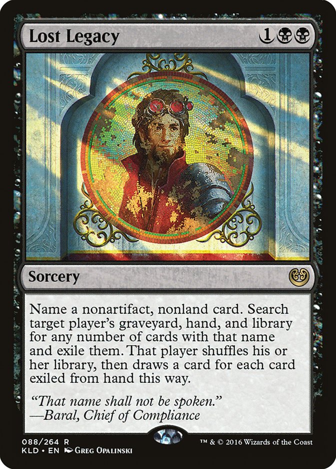 Lost Legacy [Kaladesh] | Card Merchant Takapuna