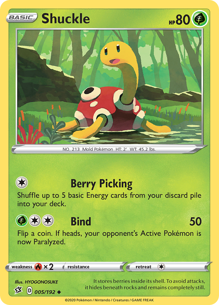 Shuckle (005/192) [Sword & Shield: Rebel Clash] | Card Merchant Takapuna