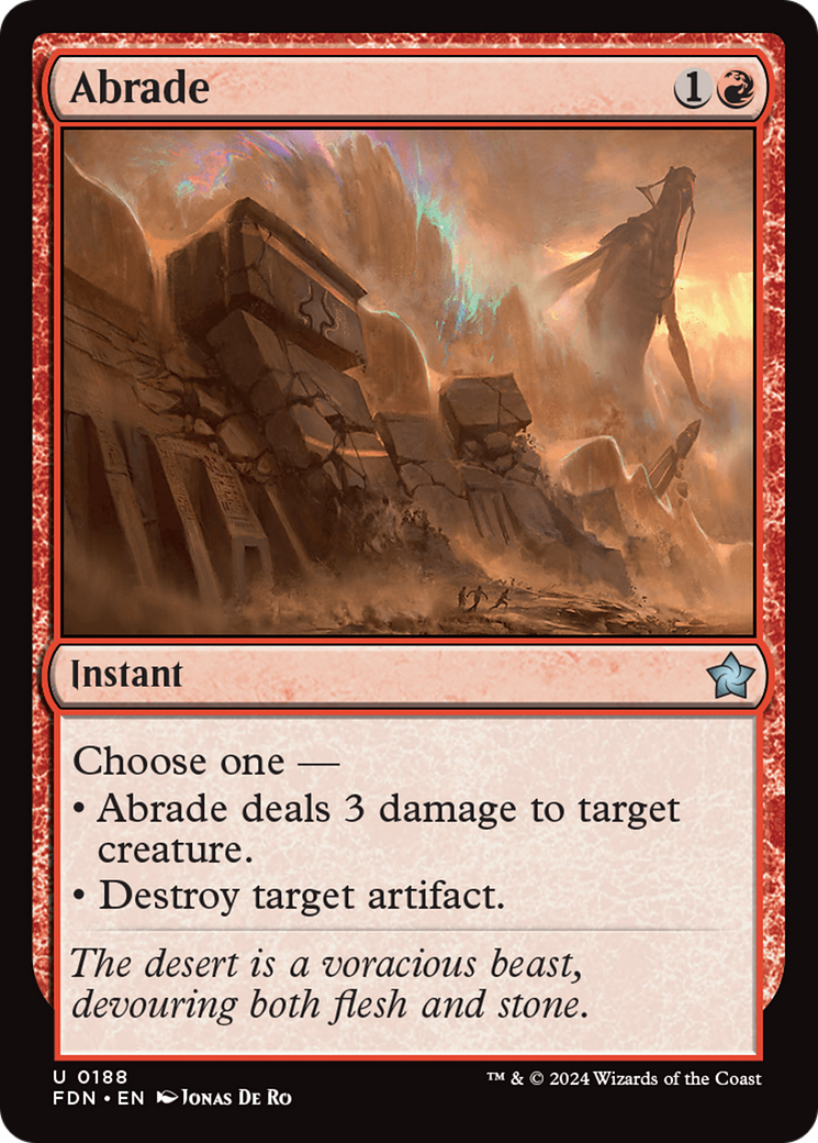 Abrade [Foundations] | Card Merchant Takapuna