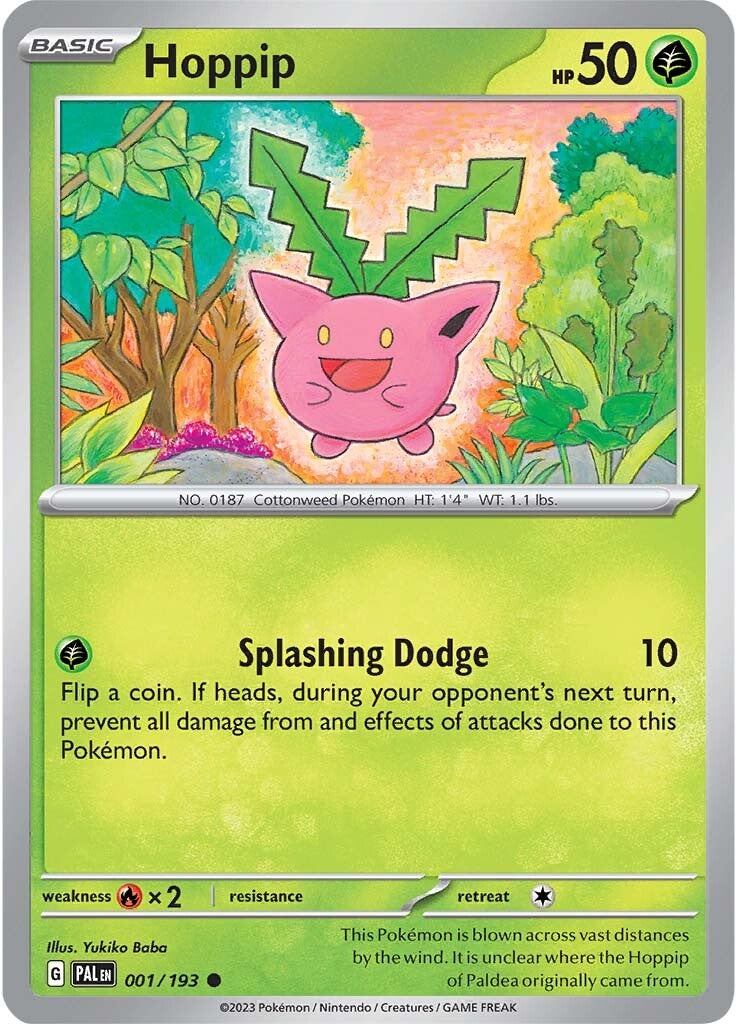 Hoppip (001/193) [Scarlet & Violet: Paldea Evolved] | Card Merchant Takapuna