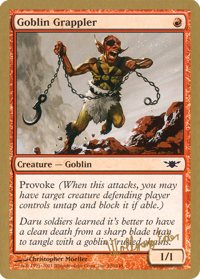 Goblin Grappler (Wolfgang Eder) [World Championship Decks 2003] | Card Merchant Takapuna