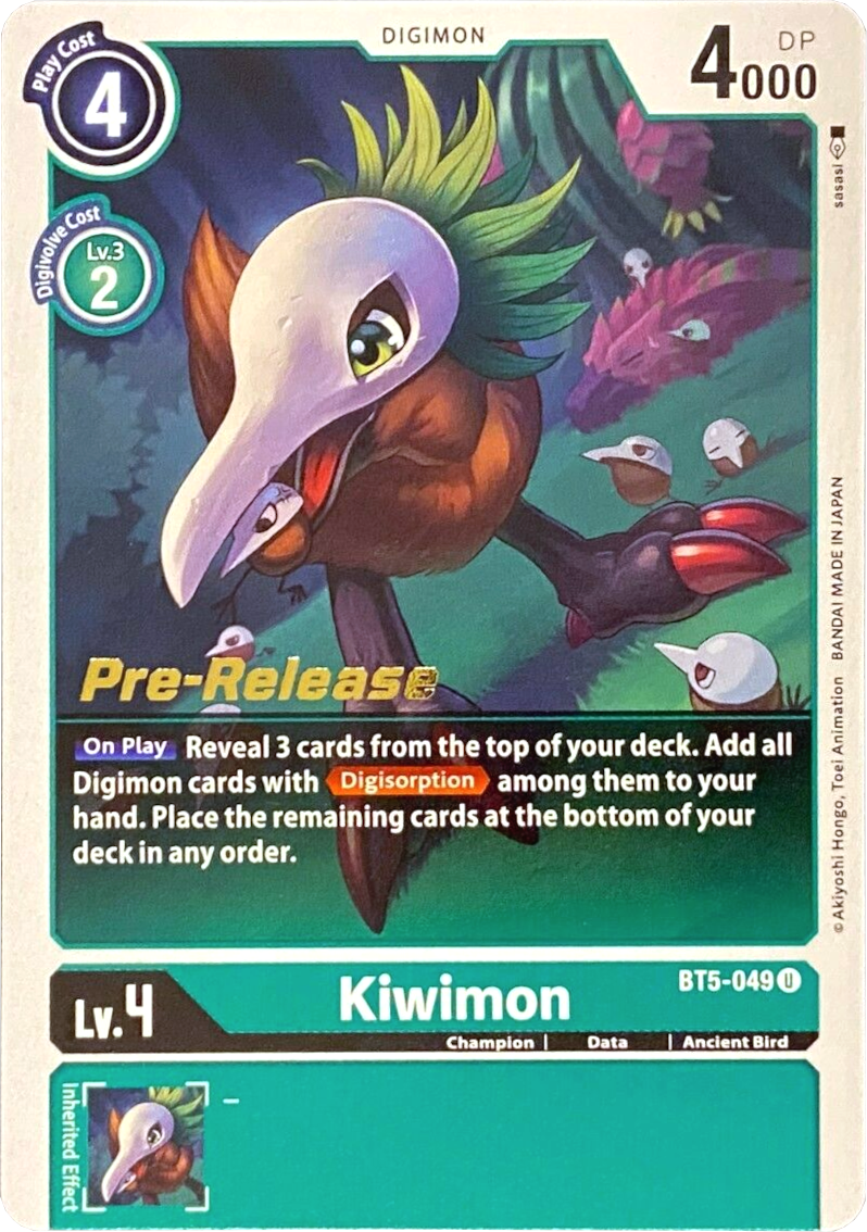 Kiwimon [BT5-049] [Battle of Omni Pre-Release Promos] | Card Merchant Takapuna