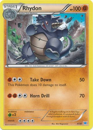 Rhydon (4/30) [XY: Trainer Kit 2 - Latios] | Card Merchant Takapuna