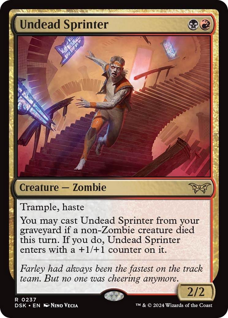 Undead Sprinter [Duskmourn: House of Horror] | Card Merchant Takapuna