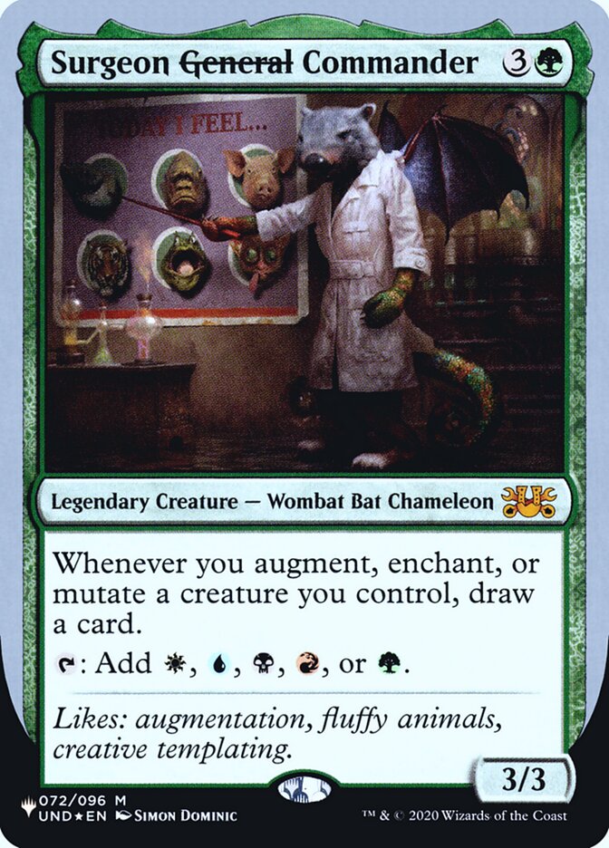 Surgeon General Commander (Unfinity Foil Edition) [The List] | Card Merchant Takapuna