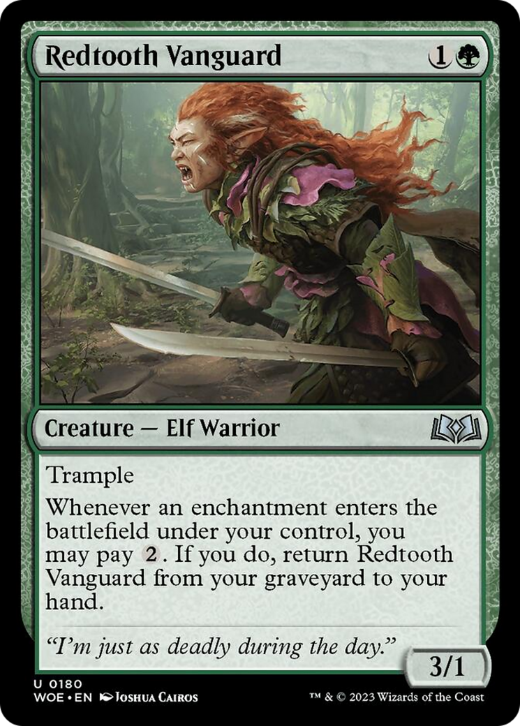 Redtooth Vanguard [Wilds of Eldraine] | Card Merchant Takapuna