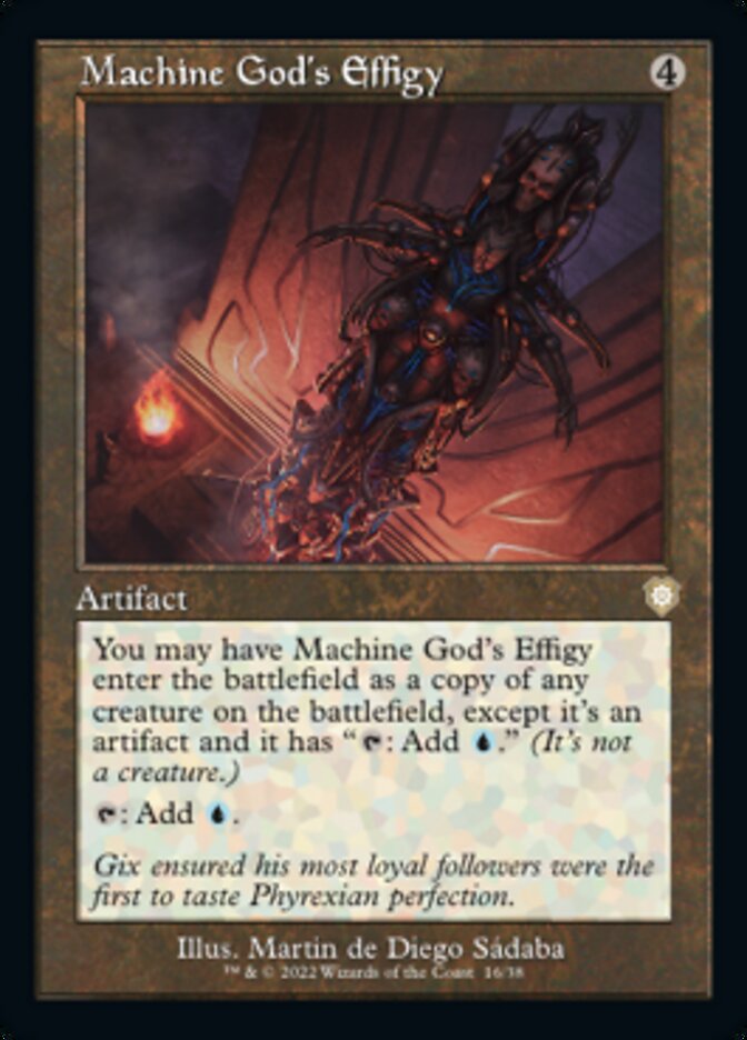 Machine God's Effigy (Retro) [The Brothers' War Commander] | Card Merchant Takapuna