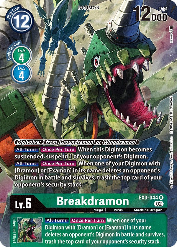 Breakdramon [EX3-044] (Alternate Art) [Draconic Roar] | Card Merchant Takapuna