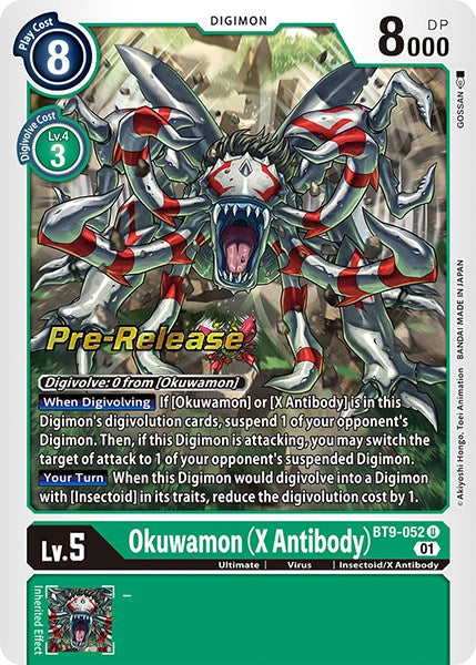 Okuwamon (X Antibody) [BT9-052] [X Record Pre-Release Promos] | Card Merchant Takapuna