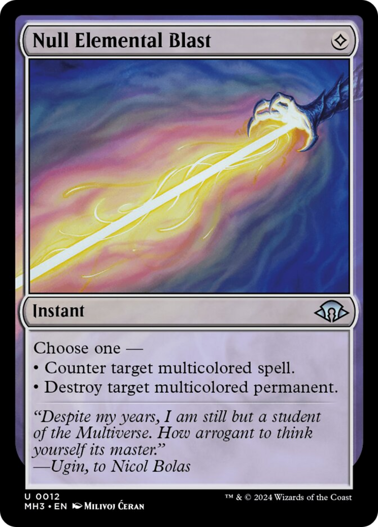 Null Elemental Blast [Modern Horizons 3] | Card Merchant Takapuna