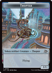 Servo // Thopter (0009) Double-Sided Token [Aetherdrift Tokens] | Card Merchant Takapuna