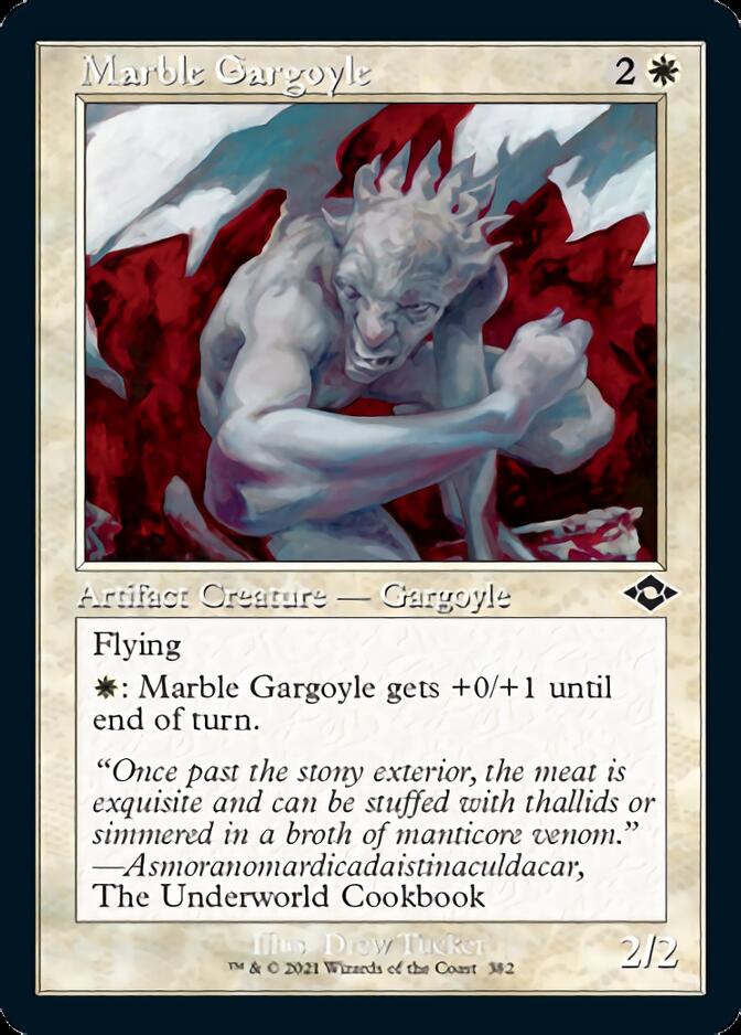 Marble Gargoyle (Retro Foil Etched) [Modern Horizons 2] | Card Merchant Takapuna