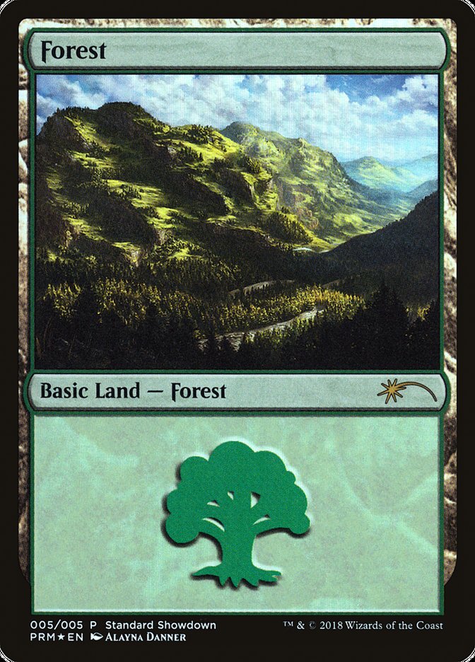 Forest (Alayna Danner) [Standard Showdown Promos] | Card Merchant Takapuna