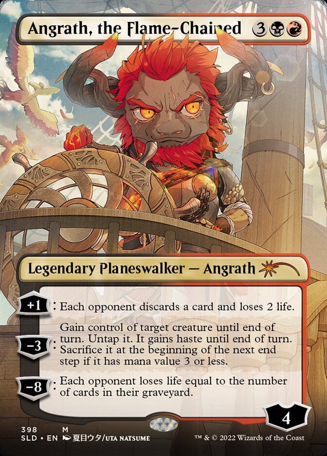 Angrath, the Flame-Chained (Borderless) [Secret Lair Drop Series] | Card Merchant Takapuna