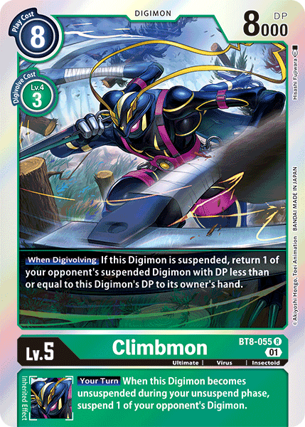 Climbmon [BT8-055] [New Awakening] | Card Merchant Takapuna