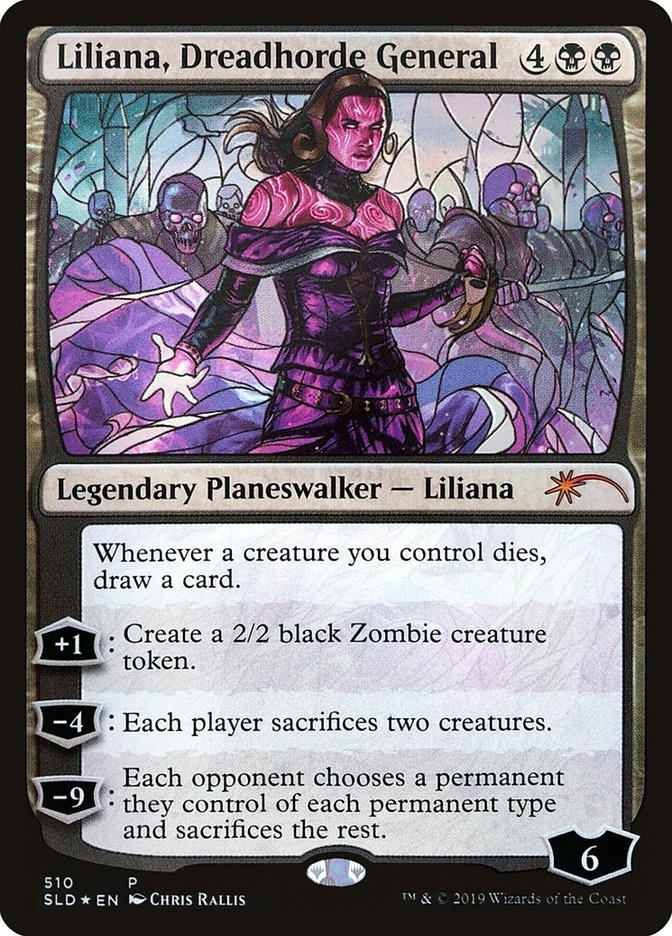 Liliana, Dreadhorde General (Stained Glass) [Secret Lair Drop Promos] | Card Merchant Takapuna