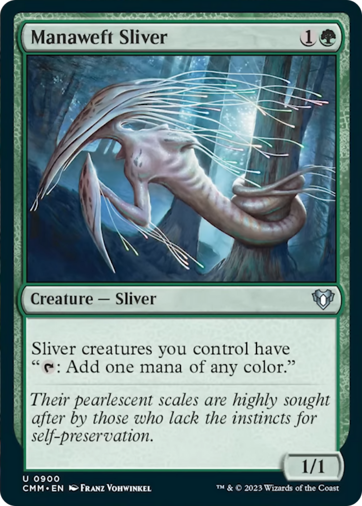 Manaweft Sliver [Commander Masters] | Card Merchant Takapuna