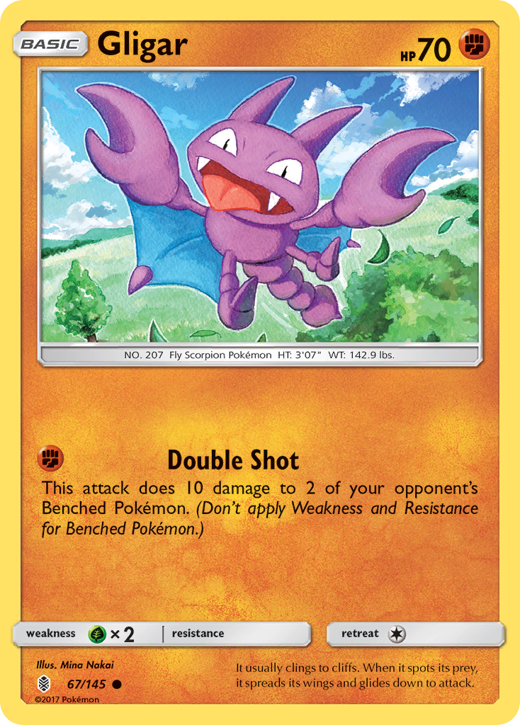 Gligar (67/145) [Sun & Moon: Guardians Rising] | Card Merchant Takapuna