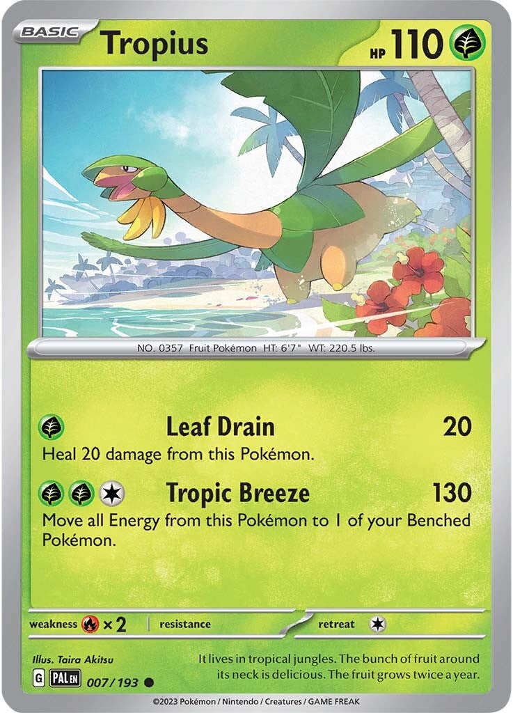 Tropius (007/193) [Scarlet & Violet: Paldea Evolved] | Card Merchant Takapuna