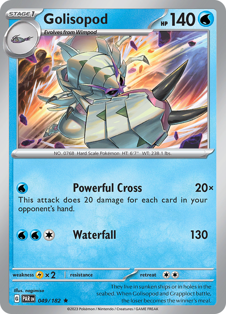 Golisopod (049/182) [Scarlet & Violet: Paradox Rift] | Card Merchant Takapuna