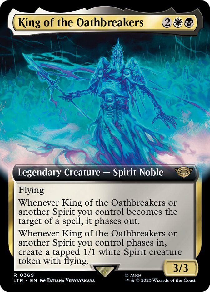 King of the Oathbreakers (Extended Art) [The Lord of the Rings: Tales of Middle-Earth] | Card Merchant Takapuna