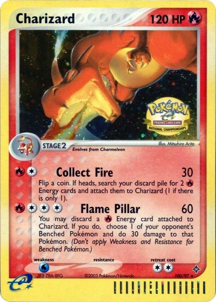 Charizard (100/097) (National Championships) [League & Championship Cards] | Card Merchant Takapuna