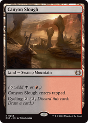 Canyon Slough [Duskmourn: House of Horror Commander] | Card Merchant Takapuna