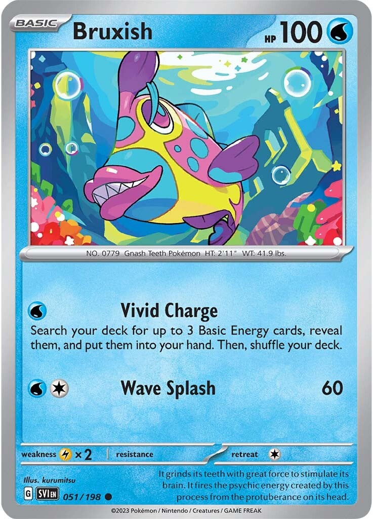 Bruxish (051/198) [Scarlet & Violet: Base Set] | Card Merchant Takapuna