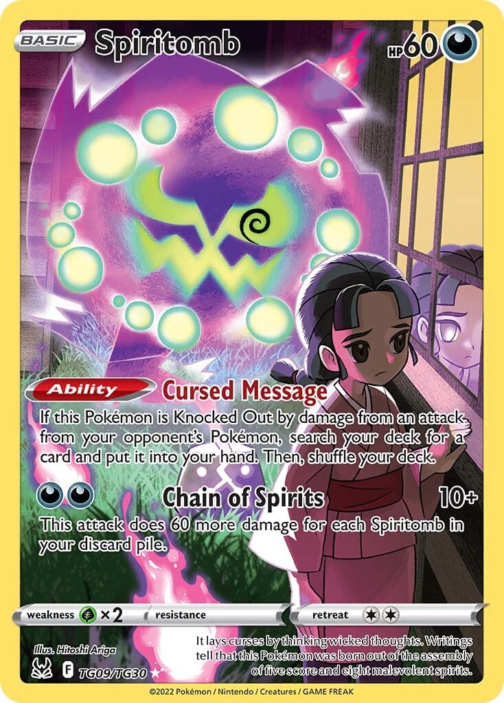 Spiritomb (TG09/TG30) [Sword & Shield: Lost Origin] | Card Merchant Takapuna