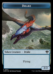 Spirit (0010) // Drake Double-Sided Token [Commander Masters Tokens] | Card Merchant Takapuna