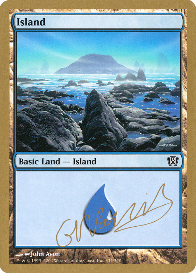 Island (gn335) (Gabriel Nassif) [World Championship Decks 2004] | Card Merchant Takapuna