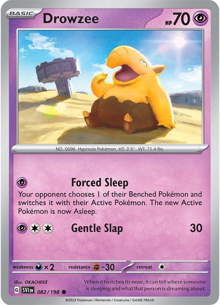 Drowzee (082/198) [Scarlet & Violet: Base Set] | Card Merchant Takapuna