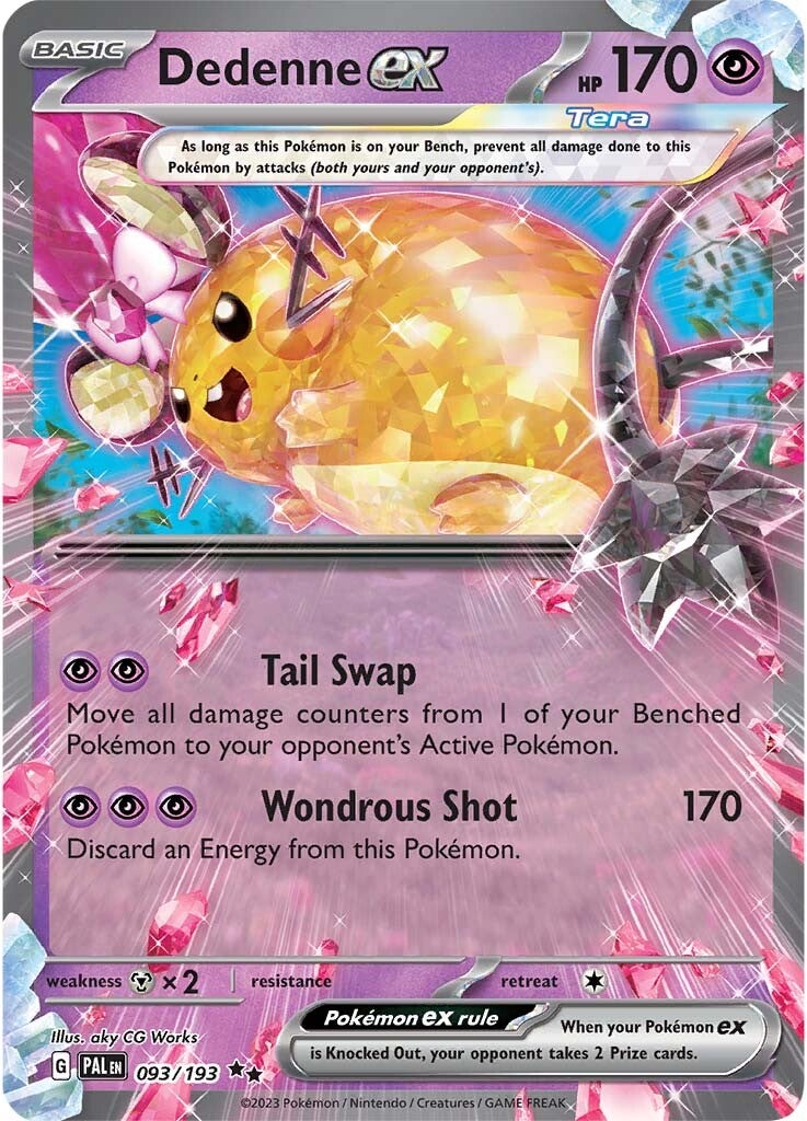 Dedenne ex (093/193) [Scarlet & Violet: Paldea Evolved] | Card Merchant Takapuna