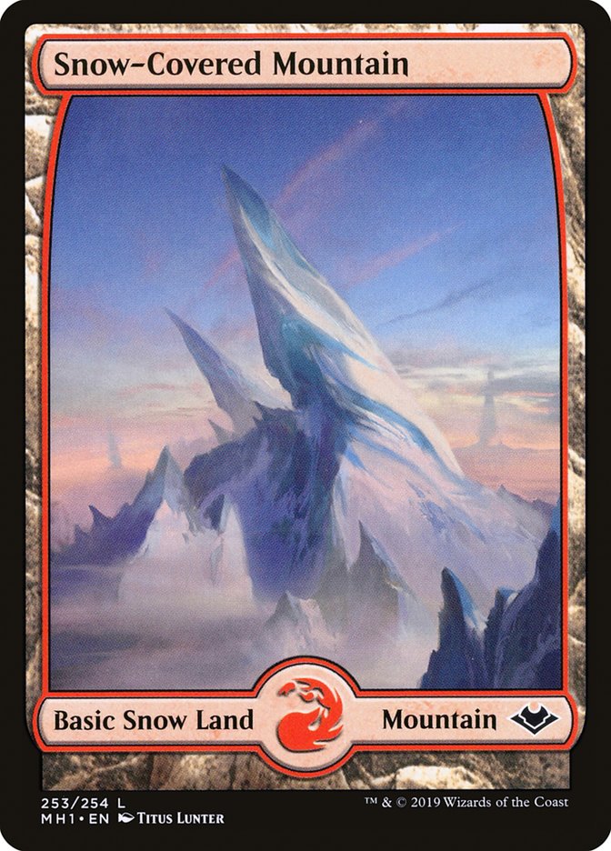 Snow-Covered Mountain [Modern Horizons] | Card Merchant Takapuna