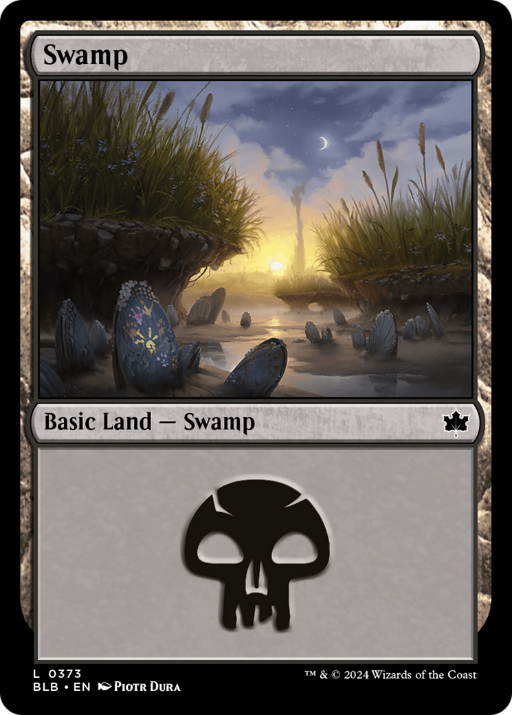 Swamp (0373) [Bloomburrow] | Card Merchant Takapuna